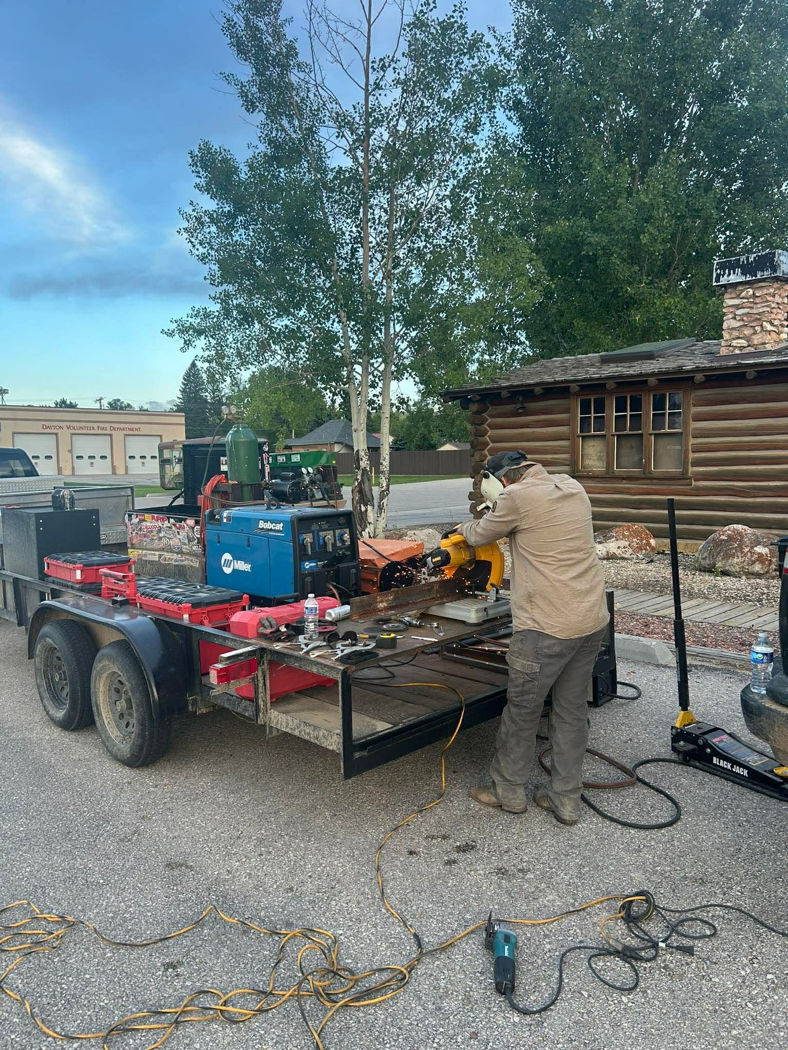Emergency 4-wheeling vehicle repair